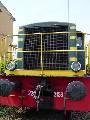 FS diesel shunter D225 2138 during a locomotive exhibition in Cremona station on May 18th, 2003.