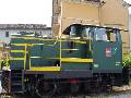 FS diesel shunter D225 2138 during a locomotive exhibition in Cremona station on May 18th, 2003.