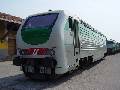 FS electric locomotive E402 172 during a locomotive exhibition in Cremona station on May 18th, 2003.
