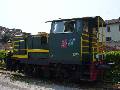 FS diesel shunter D225 2138 during a locomotive exhibition in Cremona station on May 18th, 2003.