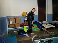 DSC02281 Out of the swimming pool, ready to undon the equipment. Am I tired? You bet.